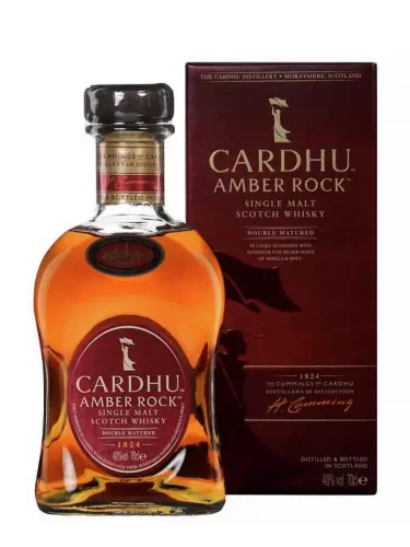 cardhu amber rock single malt whisky